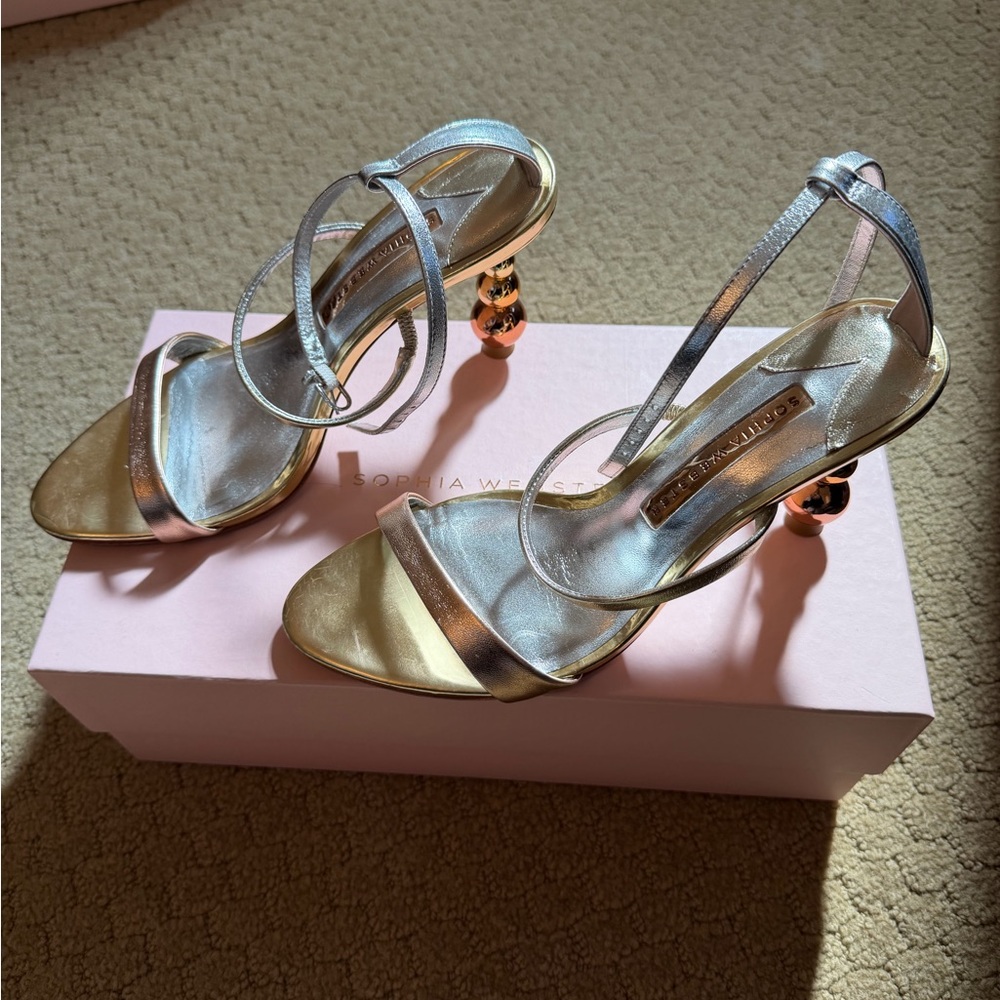 Sophia Webster Gold, Rose gold and Silver Heels - Picture 2 of 7